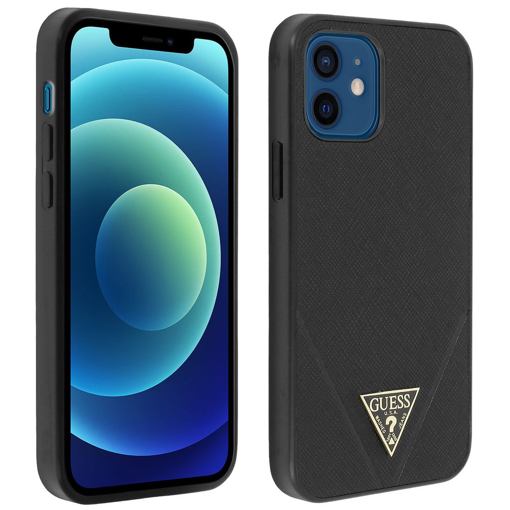 Guess Saffiano V Handyhülle für Apple iPhone 12 Mini – Produktbild 