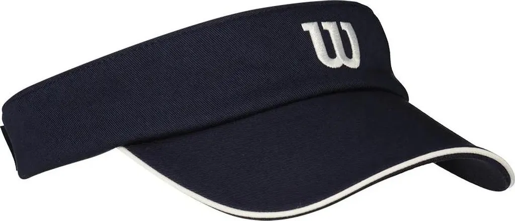 Visière Wilson Classic Noir Taille L-XL pour Hommes et Femmes de Sport