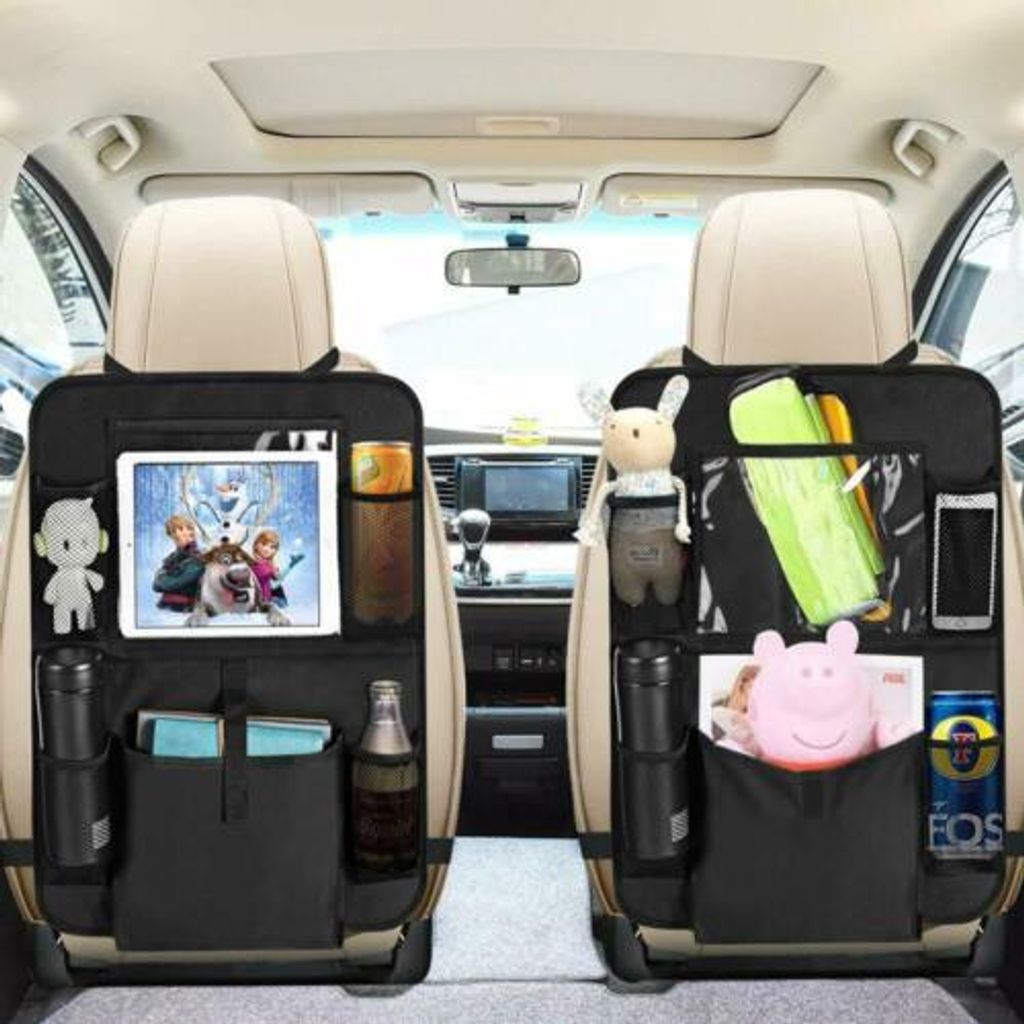2X Auto-Rücksitz-Organizer-KinderSchmutzabweisender Rückenlehnen-schutz 