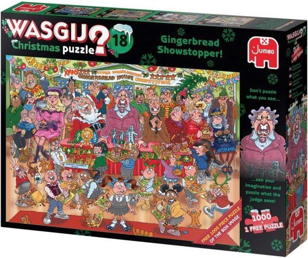 Wasgij Christmas 18 - Leckereien Aus Lebkuchen! (2X1000 Produktbild 