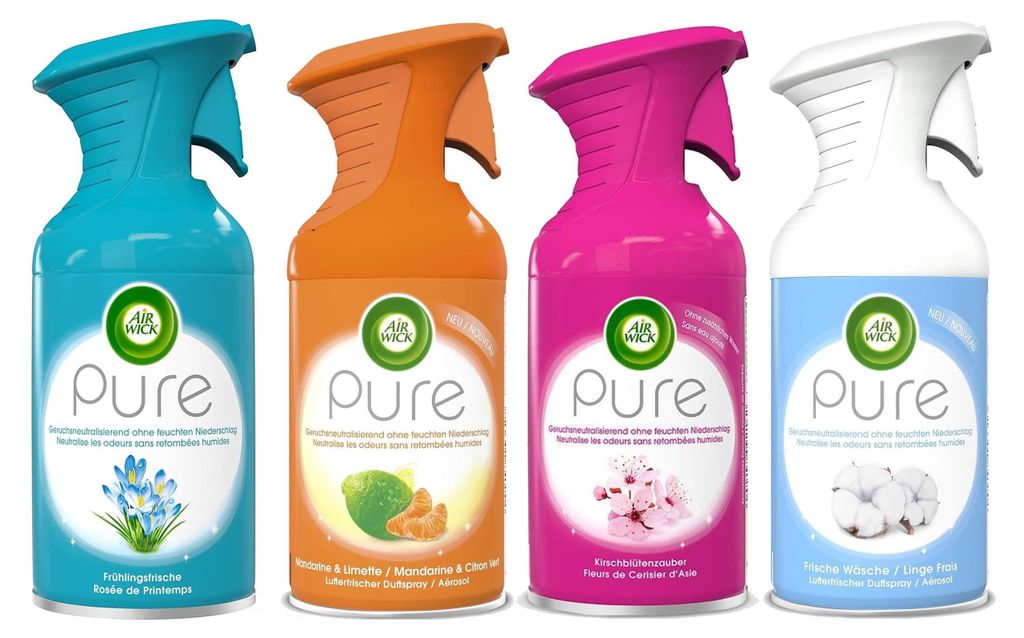Air Wick Premium-Duftspray PURE Mixpack (4 x 250ml) Produktbild 
