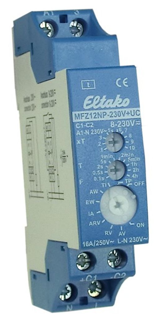 Eltako Analog-Multifunktions-Zeitrelais mit 10 Funktionen