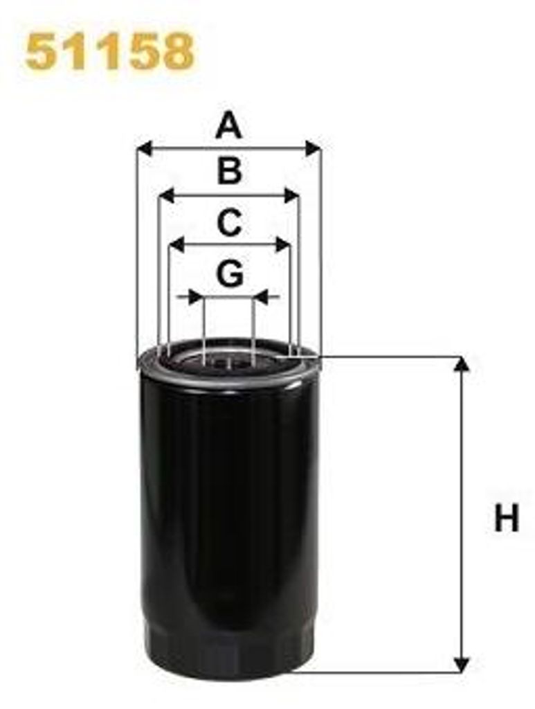 Ölfilter WIX FILTERS 51515 Anschraubfilter für TOYOTA LAND Produktbild 