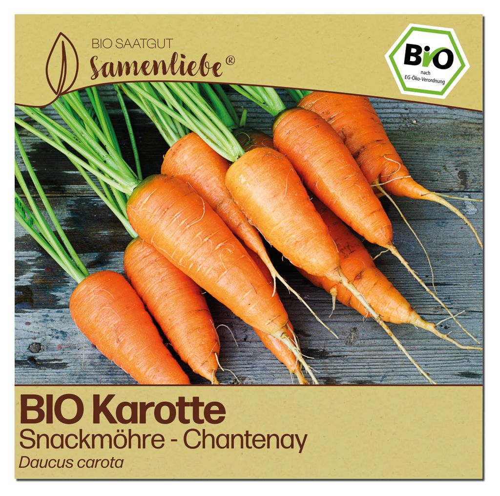 Samenliebe  Karotte Samen | Chantenay - winterhart & orange Produktbild 