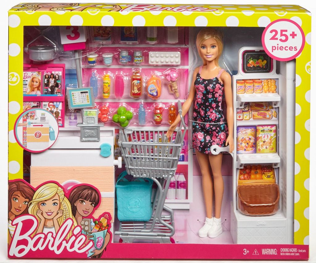 Barbie supermercato e bambola Immagine del prodotto 