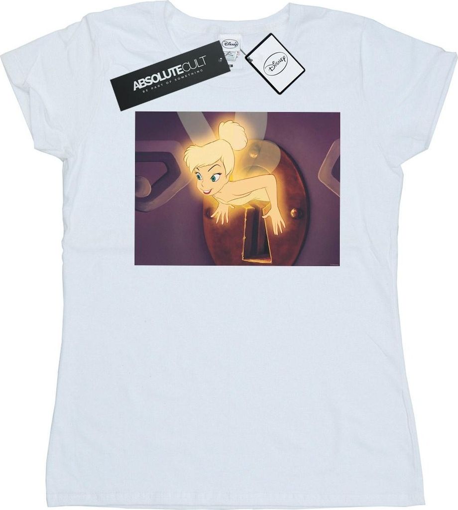 Disney - "Lock Squeeze" T-Shirt für Damen BI47863 (M) (Weiß)