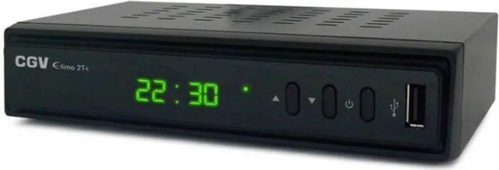 Récepteur TNT CGV ETIMO 2TC double tuner enregistreur HD noir