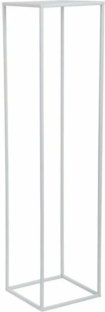 Howhomely Porte-fleurs en Métal Blanc 100cm - Support Plantes Design - 10