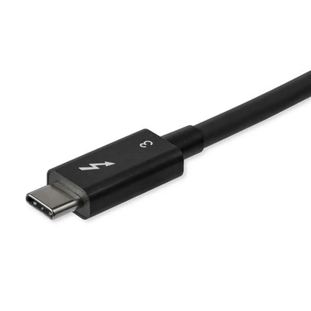 Câble Thunderbolt 3 StarTech.com 80cm 40Gbps 100W PD Noir TBLT34MM80CM - 2
