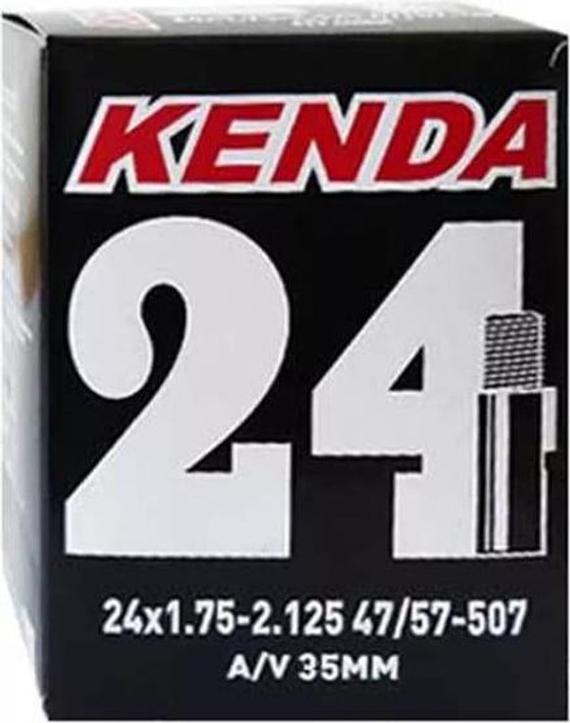 KENDA Fahrradschlauch 24x1.75-2.125 Zoll (47/57-507) mit Produktbild 