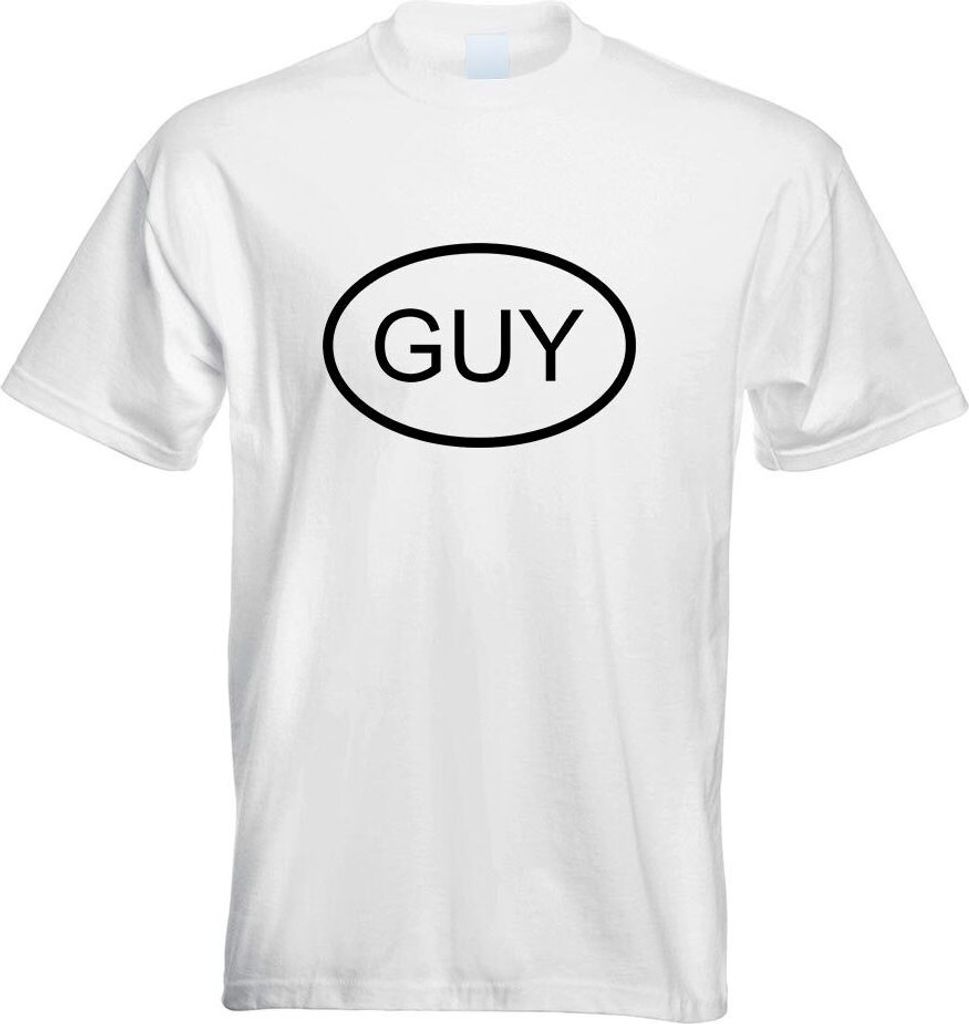 Kiwistar - T-Shirt - Weiss - Guyana Guy Motiv Bedruckt Funshirt Design Print - mit Motiv Bedruckt - Funshirt Design - Sport - Freizeit - Herren - L