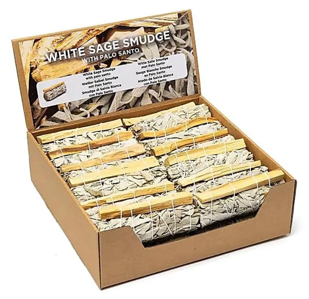 Encens Naturel de Sauge Blanche et Palo Santo - Kit de Fumigation