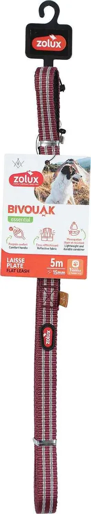 Gancio Traino Rosso Piatto Zolux BVK: Accessorio Professionale per Canicross