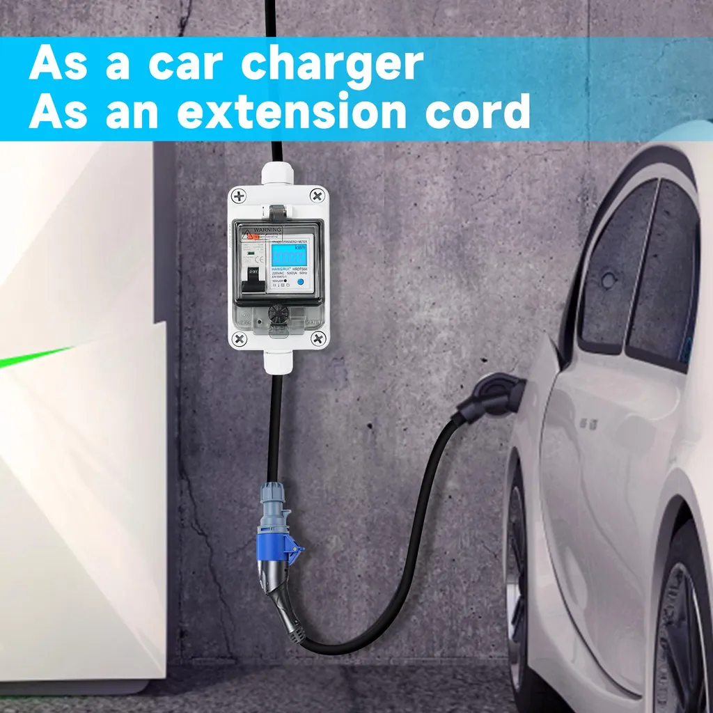 Coffret de comptage d'énergie mobile avec protection différentielle 16A - 6