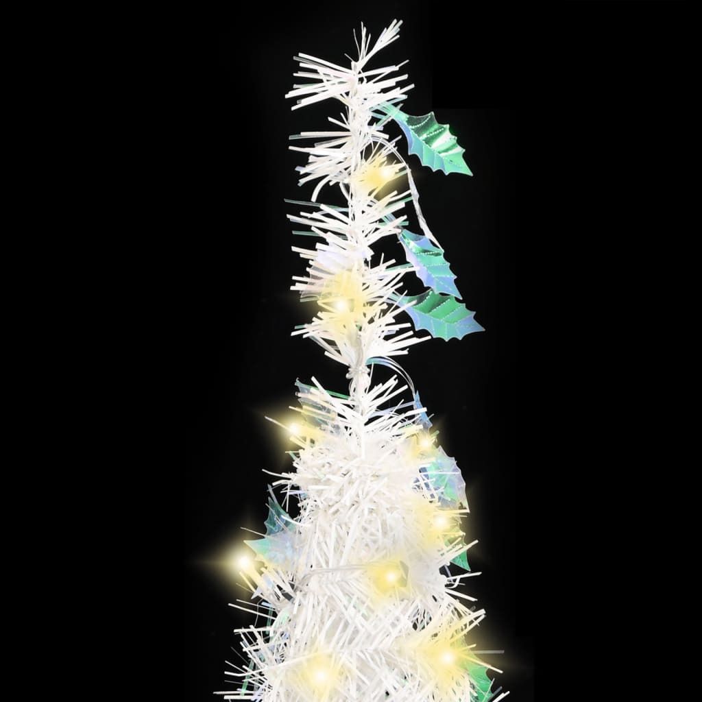 “2026 Modern“ Pop-Up-Weihnachtsbaum Künstlich 150 LEDs Weiß 180cm - Designermöbel 999630 - Künstliche Weihnachtsbäume