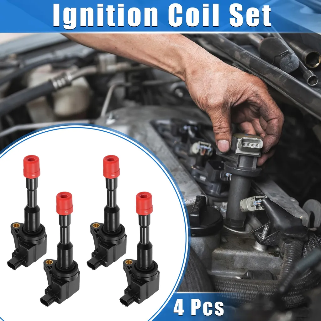 Bobines Allumage Haute Tension Honda Civic 1.3L - Lot de 4 Noir Durable