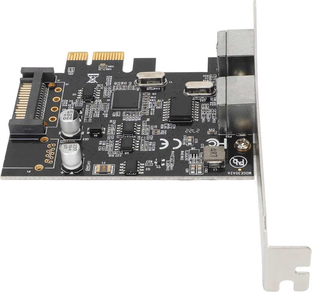 Carte PCIe PS2 Plug and Play avec Interface SATA pour Clavier et Souris - 4