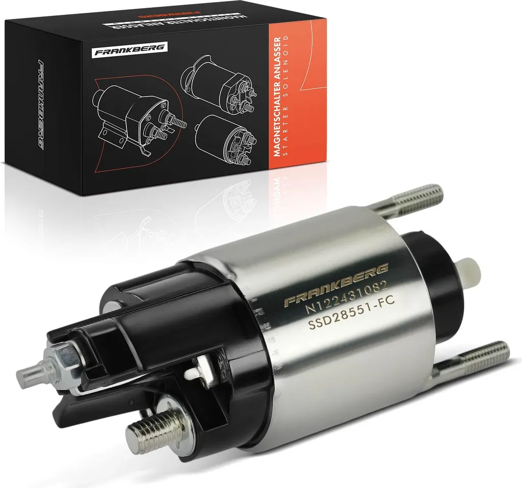 Frankberg 1x interruttore solenoide di avviamento per Mercedes-Benz W204 W212 C207 C218 Sprinter B906 W639