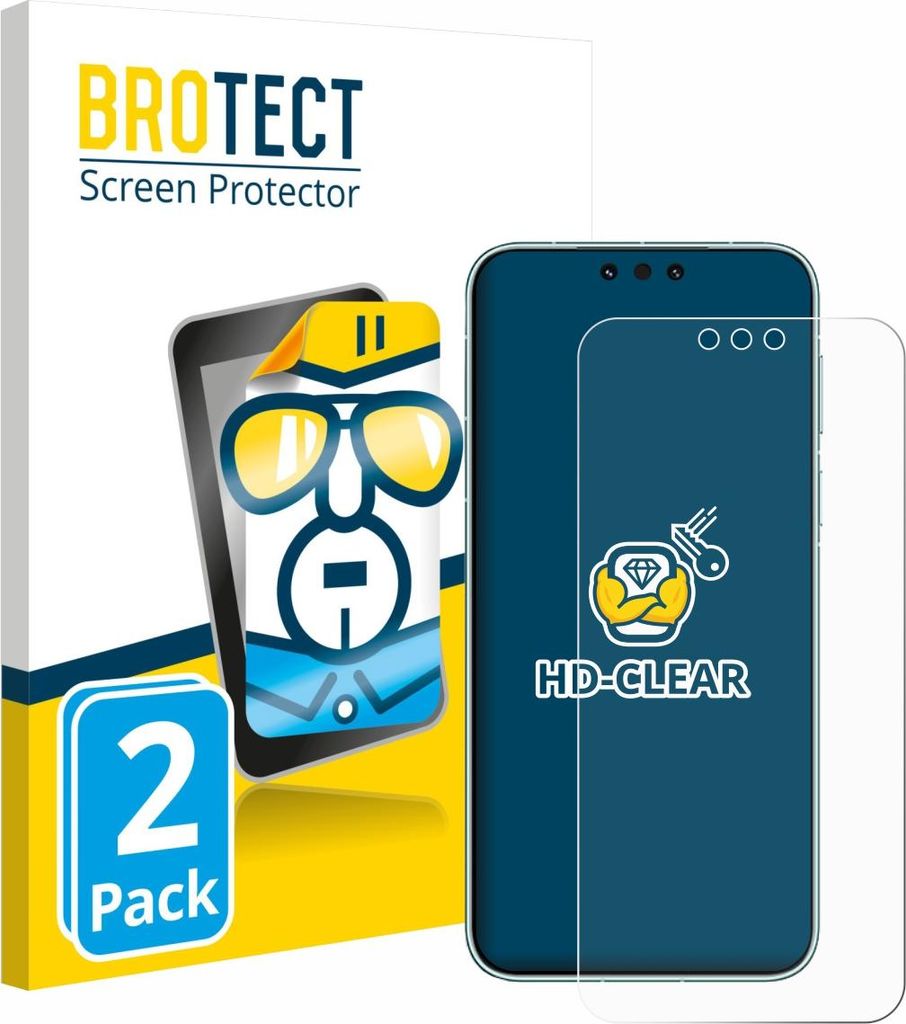 2x Für Huawei Mate 80 RS Ultimate Schutzfolie BROTECT Displayschutz Display Schutz Folie Klar Transparent