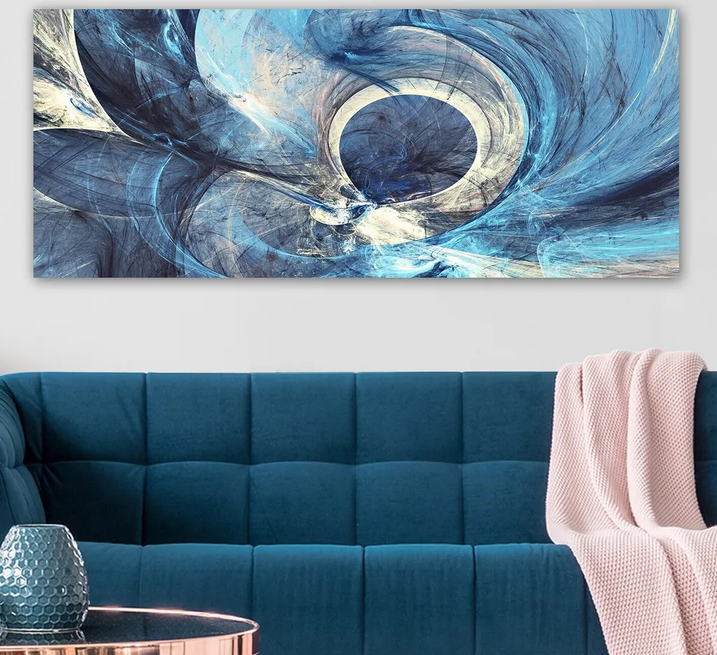 Toile murale décorative colorée 50x120 cm - Décoration moderne Wallity