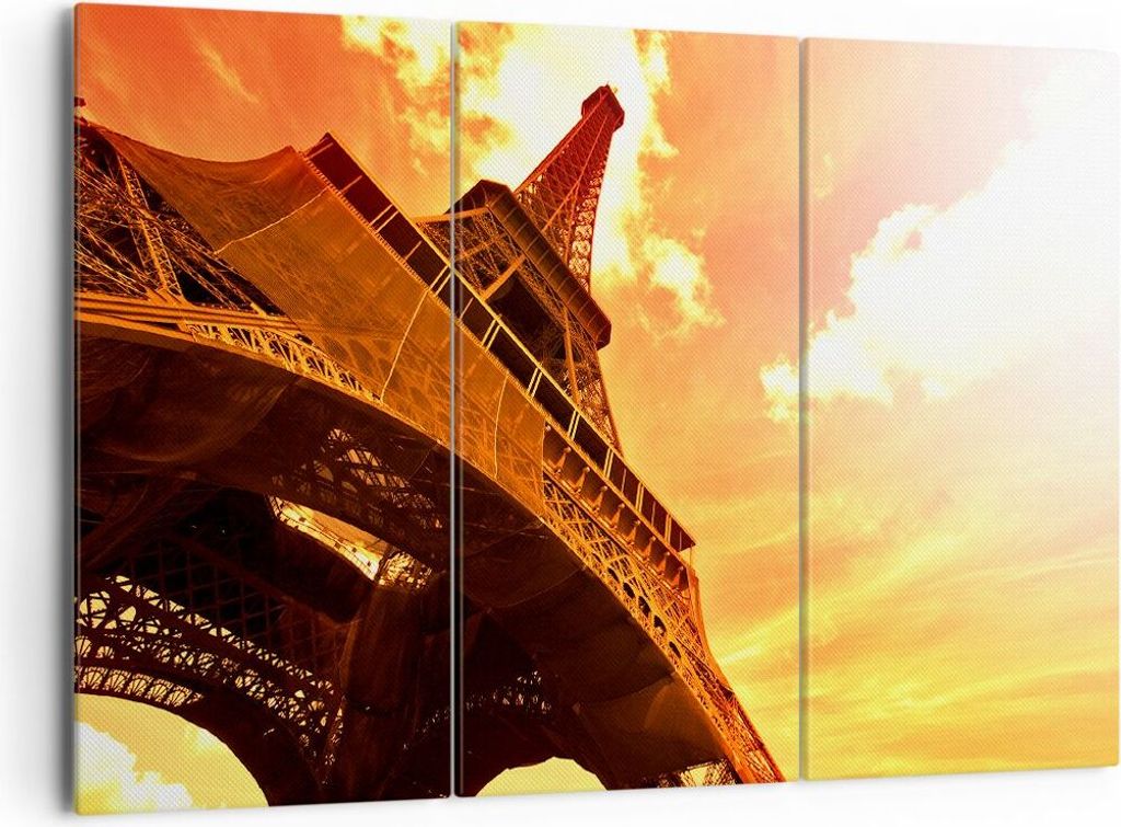 Bild auf Leinwand - Leinwandbild - Eiffelturm Paris Stadt Produktbild 