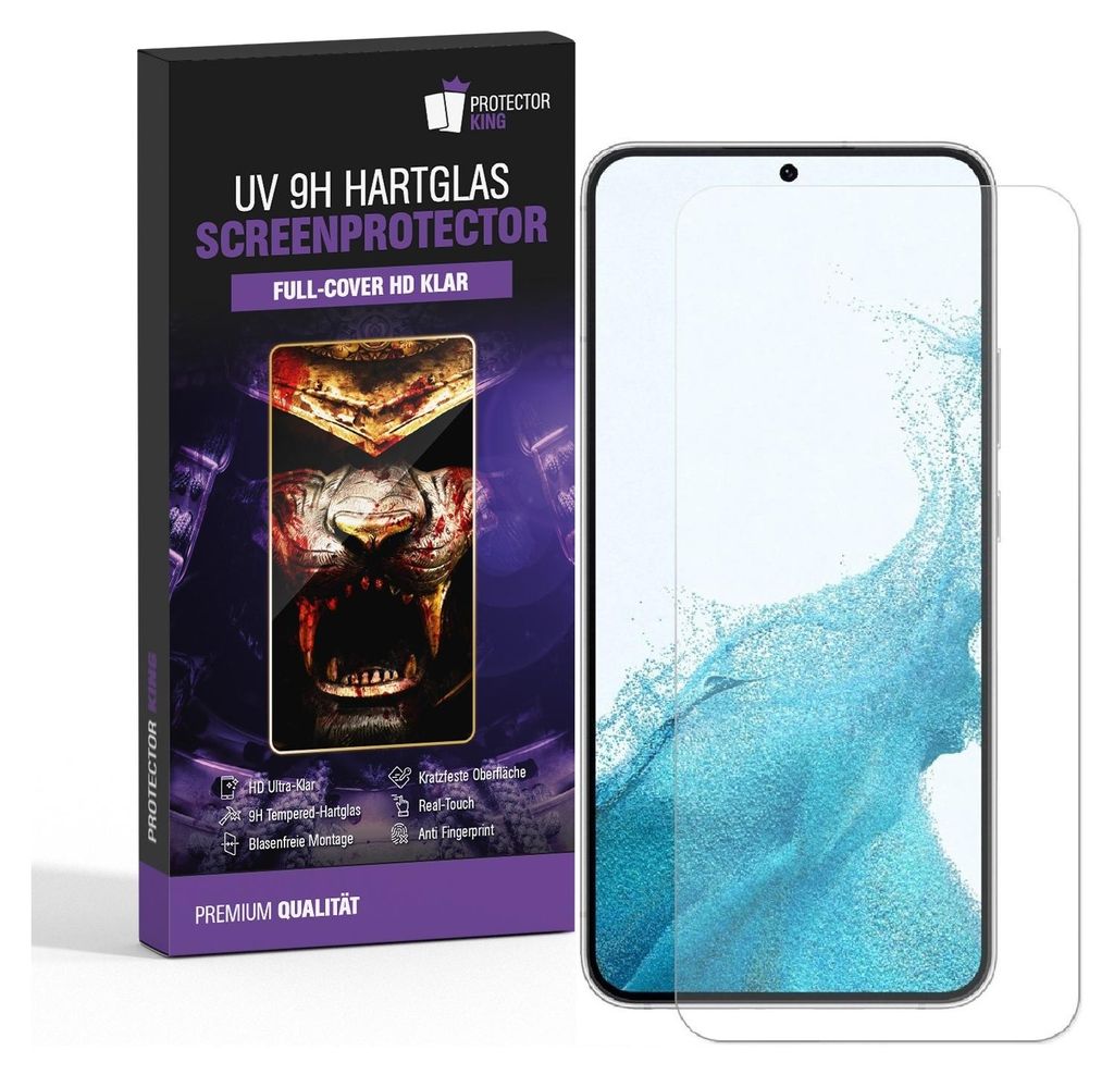 2x UV-Liquid 9H Panzerglas für Samsung Galaxy S24 Plus 3D KLAR echtes Tempered Panzerhartglas Schutzglas Displayschutz Panzerfolie Schutzfolie Scr...