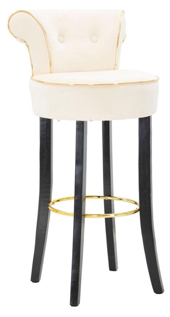 FURNLUX Stołek barowy Luxurious Beige 46cm / Kolor główny: Zdjęcie produktu 