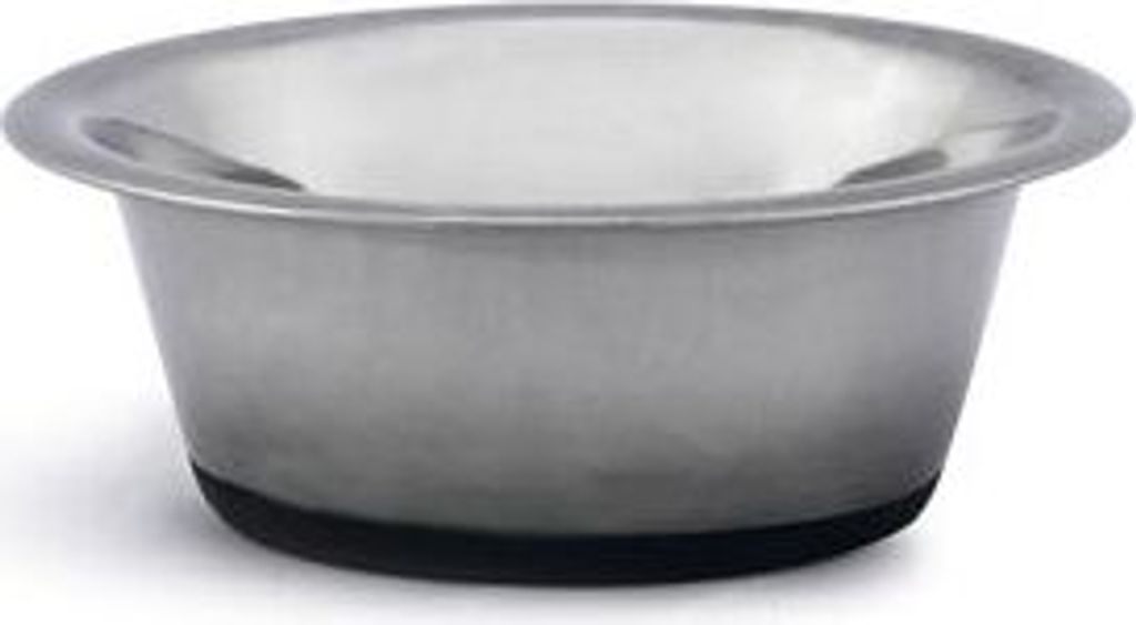 Beeztees Edelstahl - Hundenapf – rutschfest, Größe: 11 cm - 180 ml