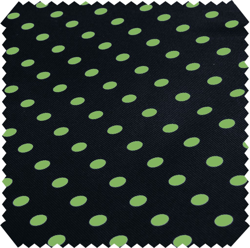 novely OXFORD 210D - D11 Schwarz Grün Gepunktet - Bedruckter Polsterstoff - Outdoor Dekostoff - Wasserabweisende Reißfeste Meterware 1lfm