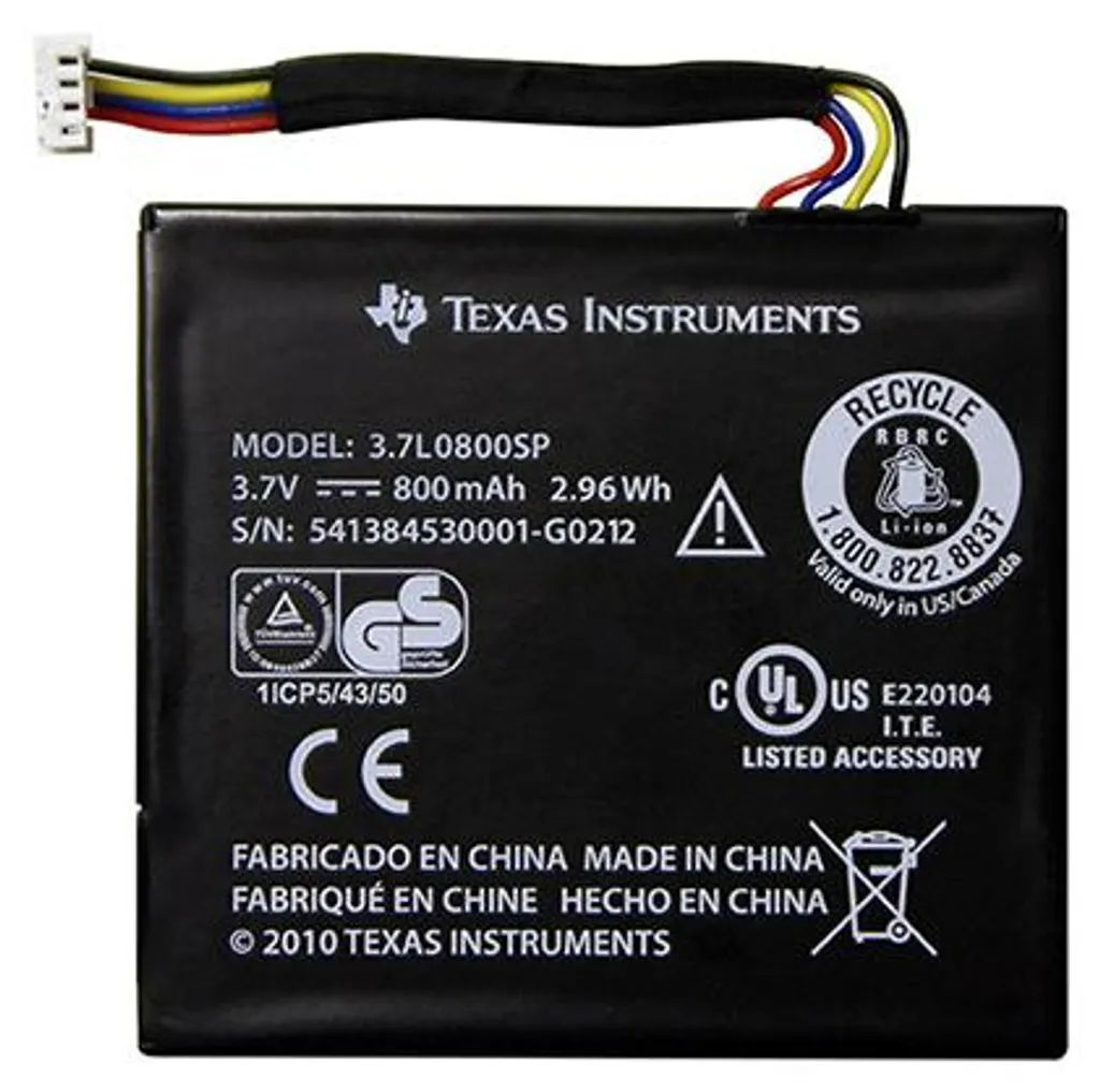 Batterie Texas Instruments TI-Nspire pour modèles Touchpad et CX CAS