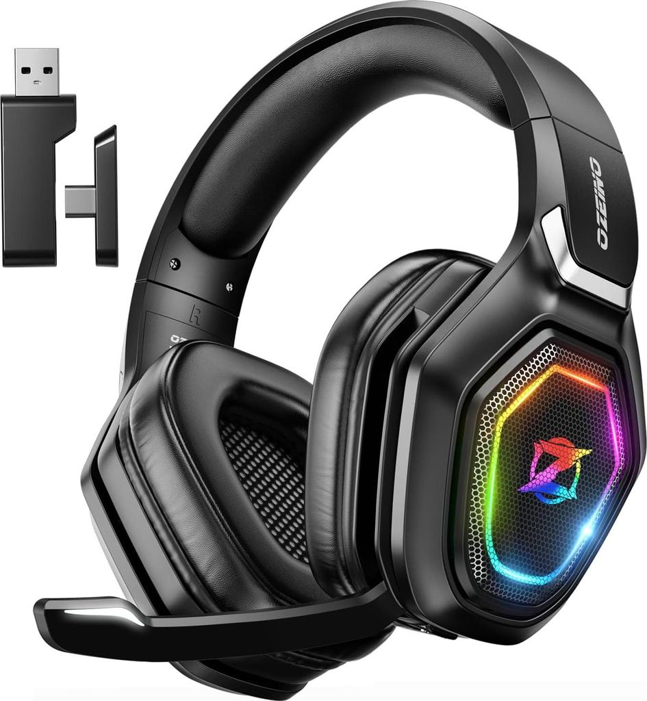 Wireless Gaming Headset für PC/Ps4/Ps5 Gaming-Kopfhörer mit Produktbild 