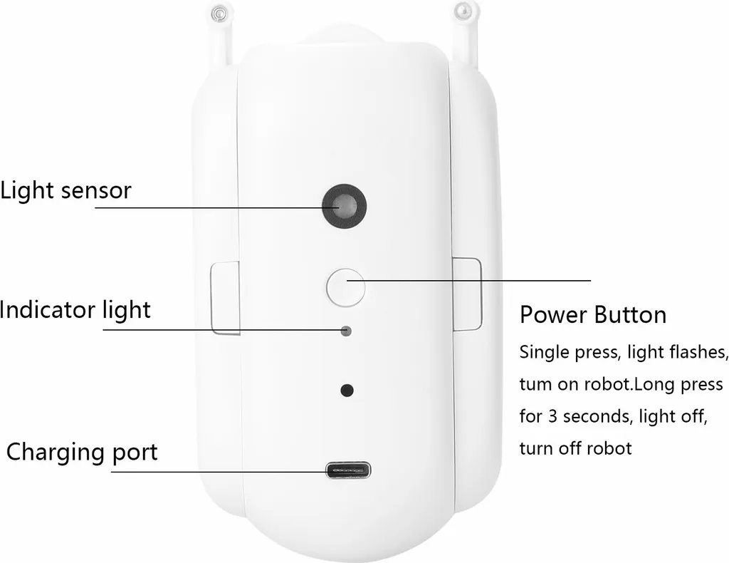 Robot de Rideau Électrique Tuya Bluetooth pour Maison Connectée Blanc