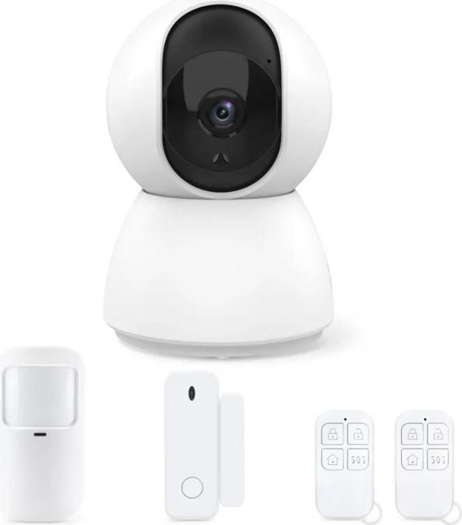 Sicherheitssystem – WiFi-Kamera 1080P, PIR-Detektor, Tuya