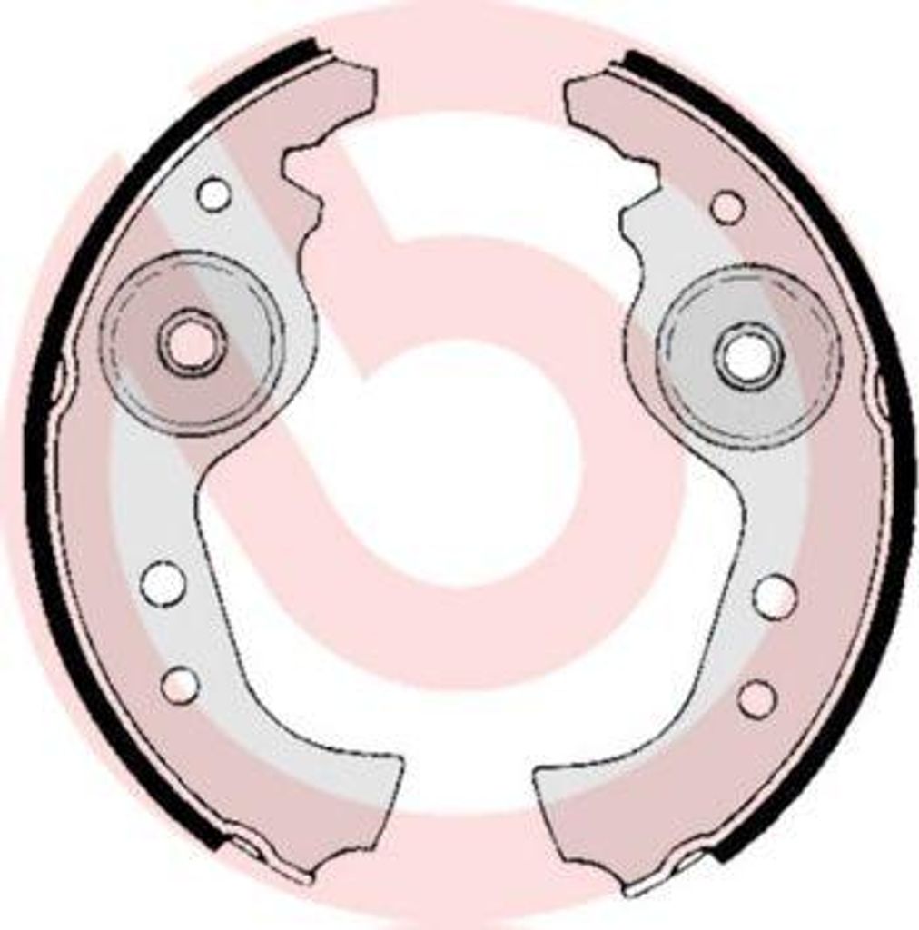 BREMBO S 23 501 Bremsbackensatz OE 39722199 kompatibel mit Cinquecento, Elba, Panda, Premio, Seicento, Uno, Y10, Ibiza, Malaga, Marbella, Terra