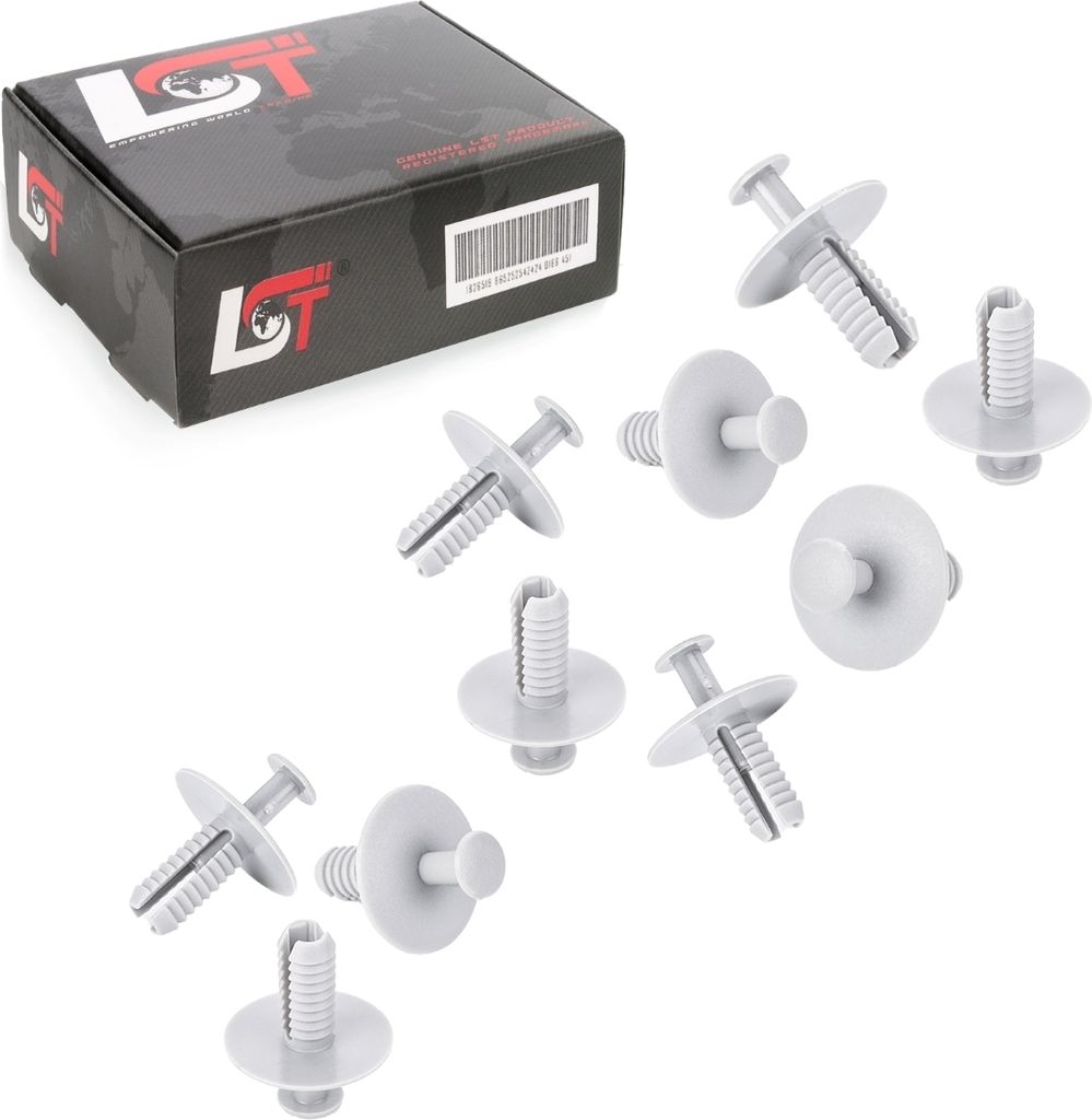 10x STOßSTANGEN BEFESTIGUNGS CLIP GRAU für MINI COOPER ROADSTER