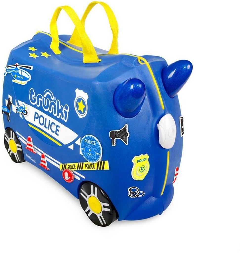 TRUNKI Kufrík cestovný odrážadlo Policajné auto 3r+ Obrázok produktu