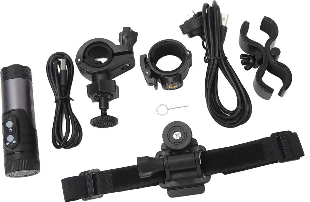 Petite caméra de sport étanche IP66 12 MP WiFi pour casque de vélo