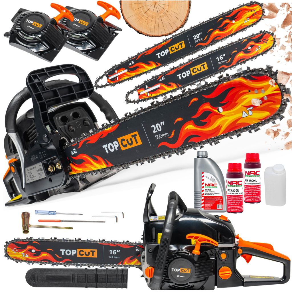 TOP CUT Motosega a Scoppio TC-CS58 | Motore 5,7 CV 58 cc | Immagine del prodotto 
