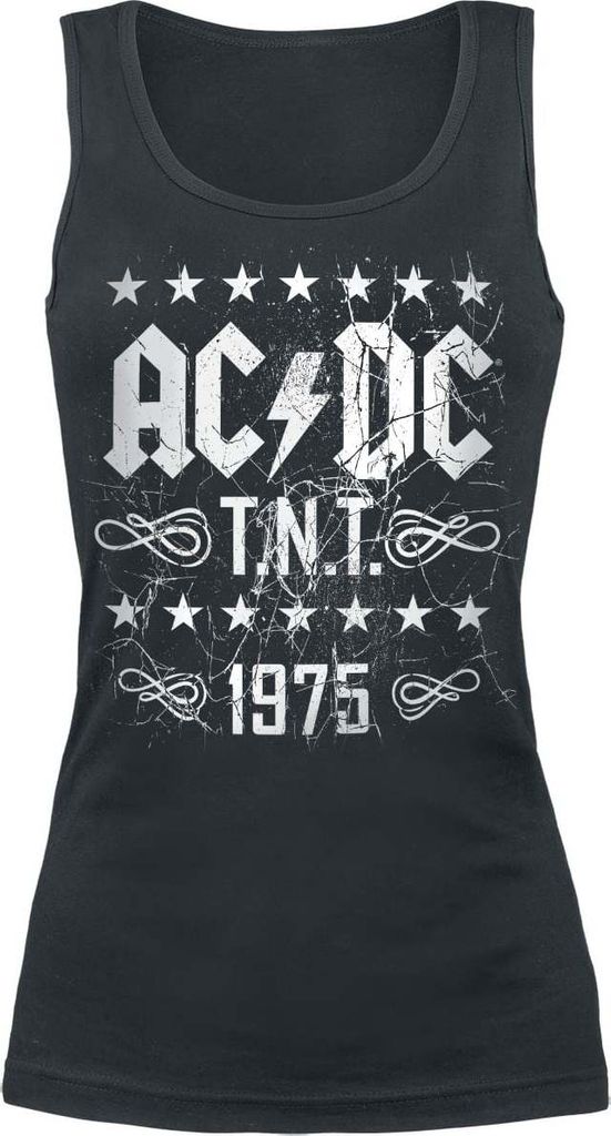 AC/DC Top Damen T.N.T. 1975 schwarz Band-Merch, Bands 100% Produktbild 