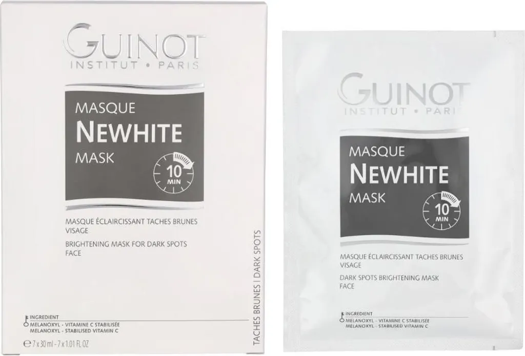 Masque Newhite 7 pièces éclaircissant GUINOT anti-taches {Link: source https://guinot.com} - 4