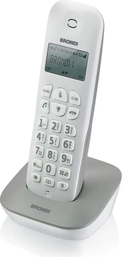 Telefono Brondi Gala DECT Grigio Bianco: Il Cordless che non muore mai