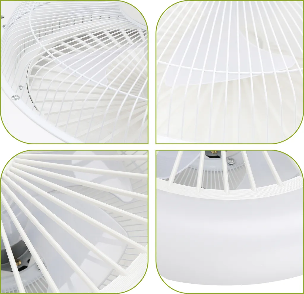 Karpal 80W: Plafoniera con Ventilatore Design Minimal per Camera - 4