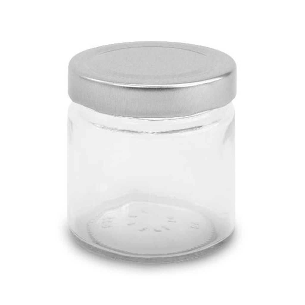 itenga Set 10 Marmeladengläser rund mit silbernem Deckel Produktbild 3