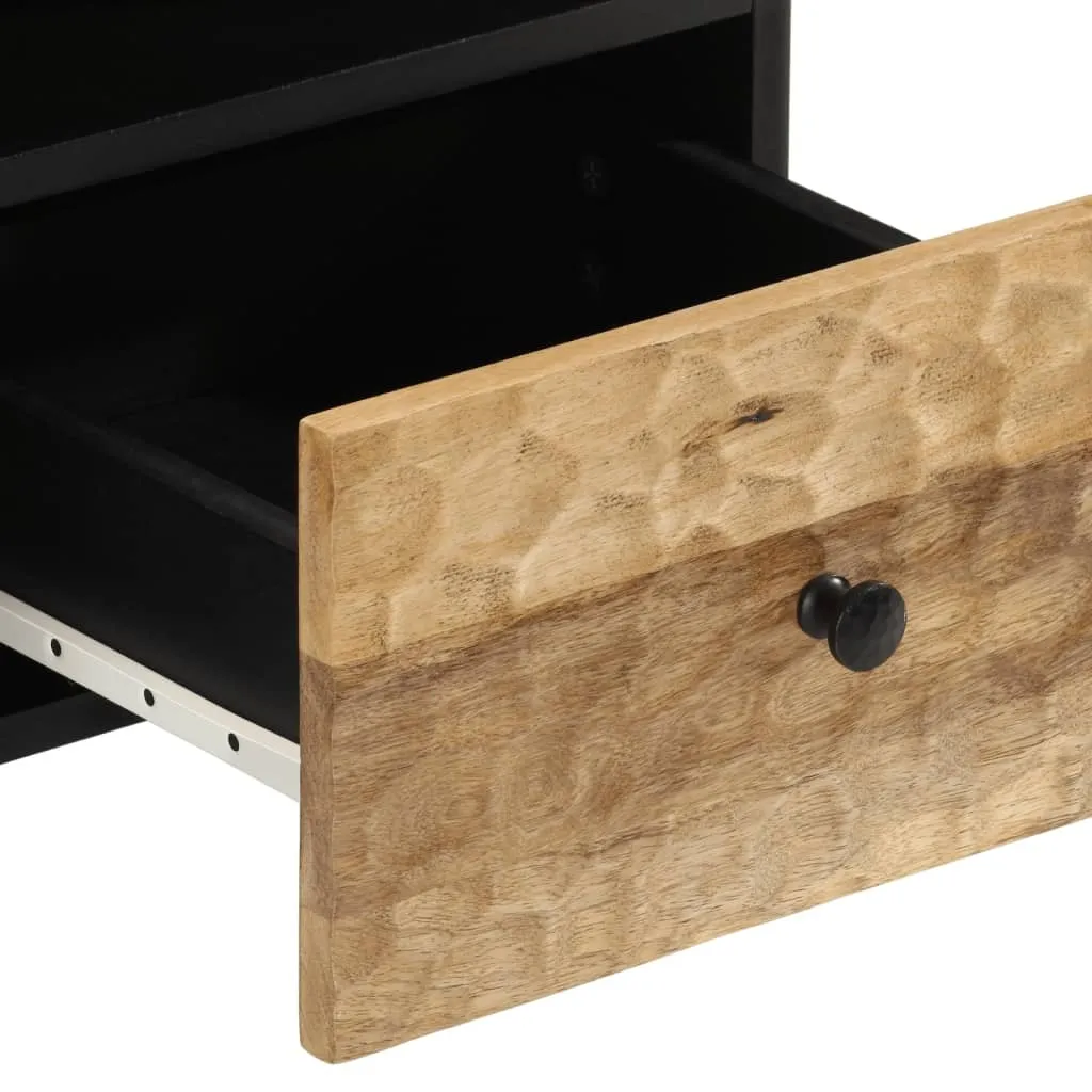 SYFAX Porta TV Etnico in Legno Mango 100cm | Unicità Artigianale - 5