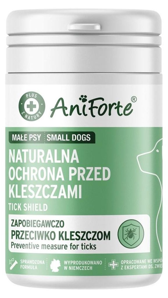AniForte Ochrana proti klíšťatům pro malé psy do 10 kg, 60 Obrázek produktu 