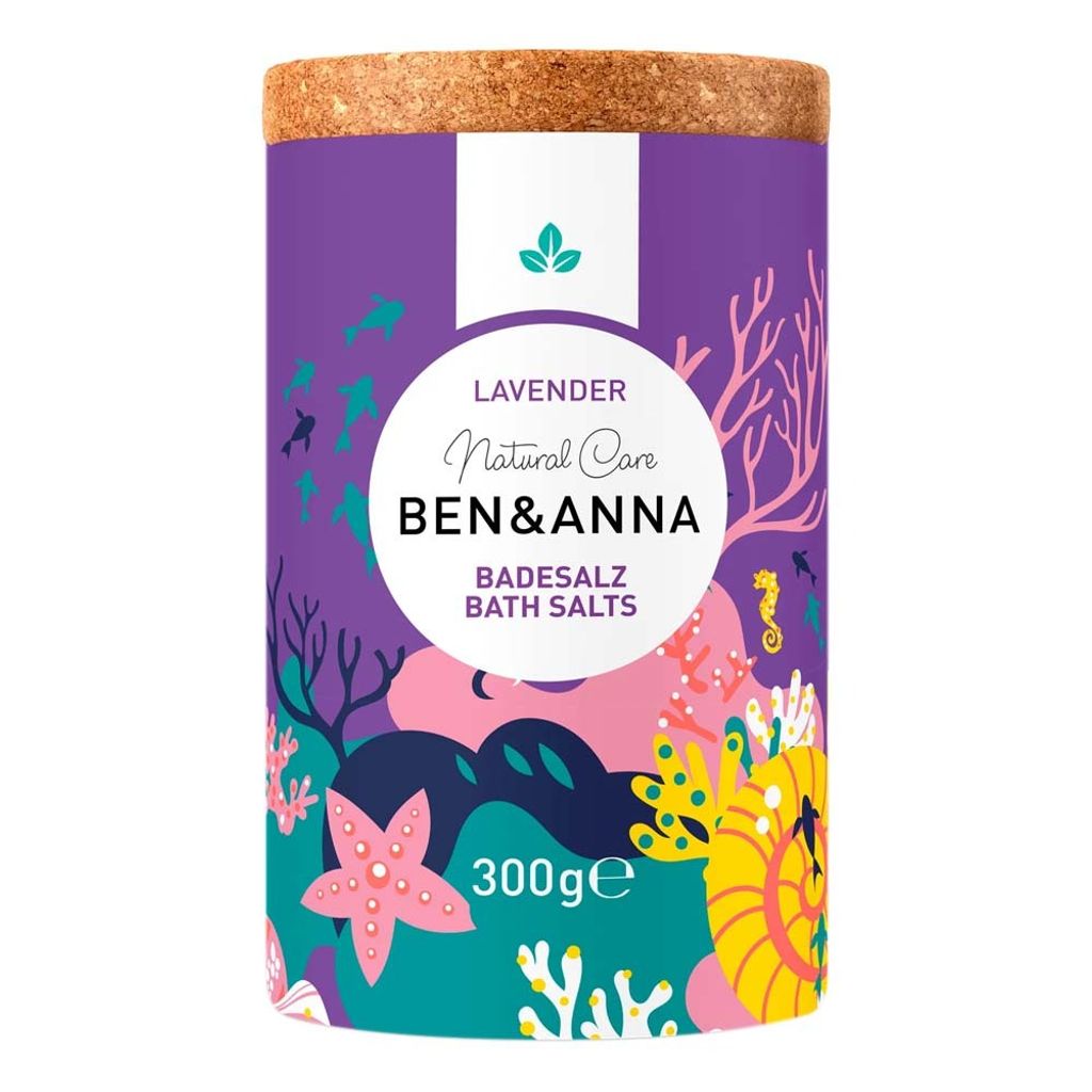 Ben & Anna Natural Care Badesalz Lavender Bio 300g