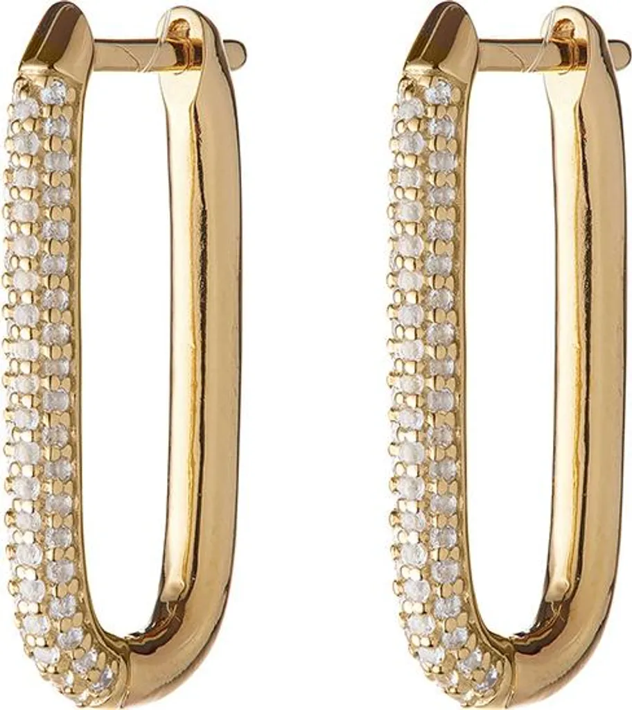 Créoles ovales en or poli de haute qualité - Bijoux de luxe intemporels