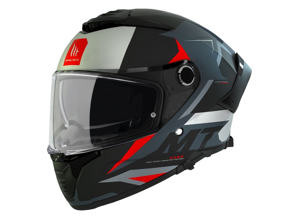 MT Helmets Integralhelm Thunder 4 SV Exeo Größe: M, schwarz / grau / rot ECE 22.06