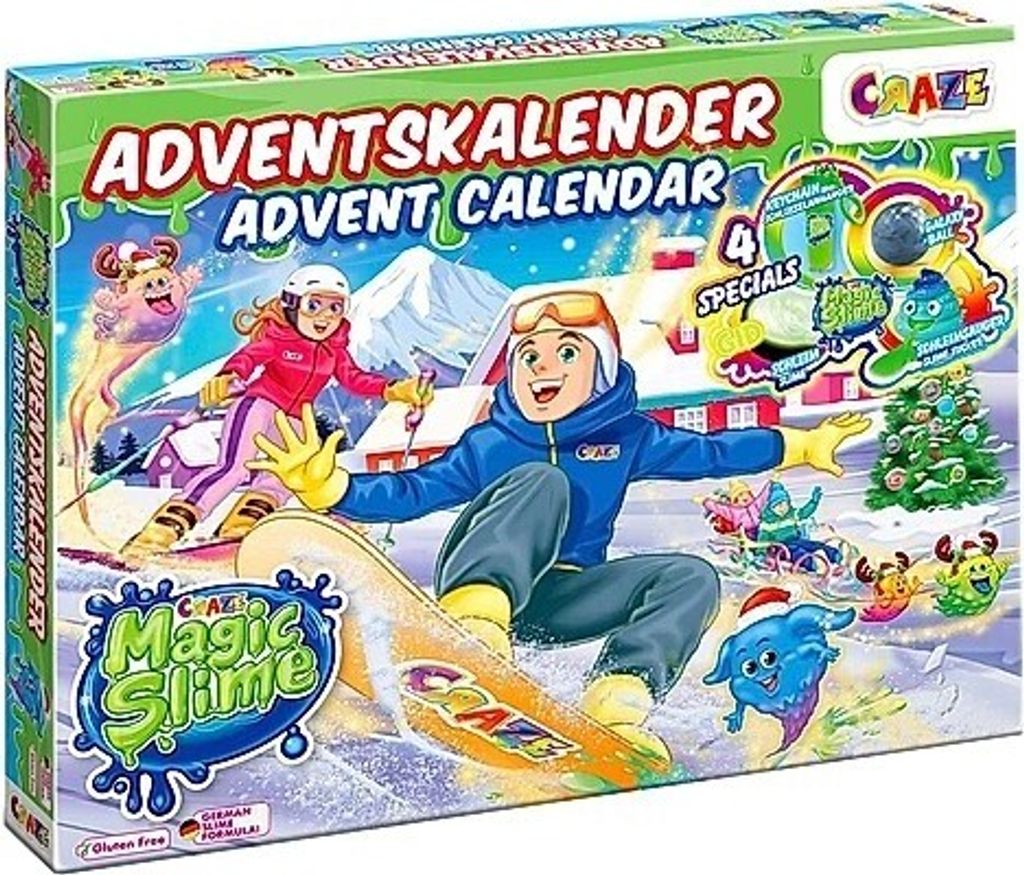 Craze MAGIC SLIME Adventskalender 4 Specials Produktbild 1