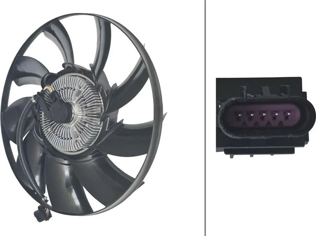 Ventilateur moteur HELLA 12V Land Rover Discovery : stop surchauffe